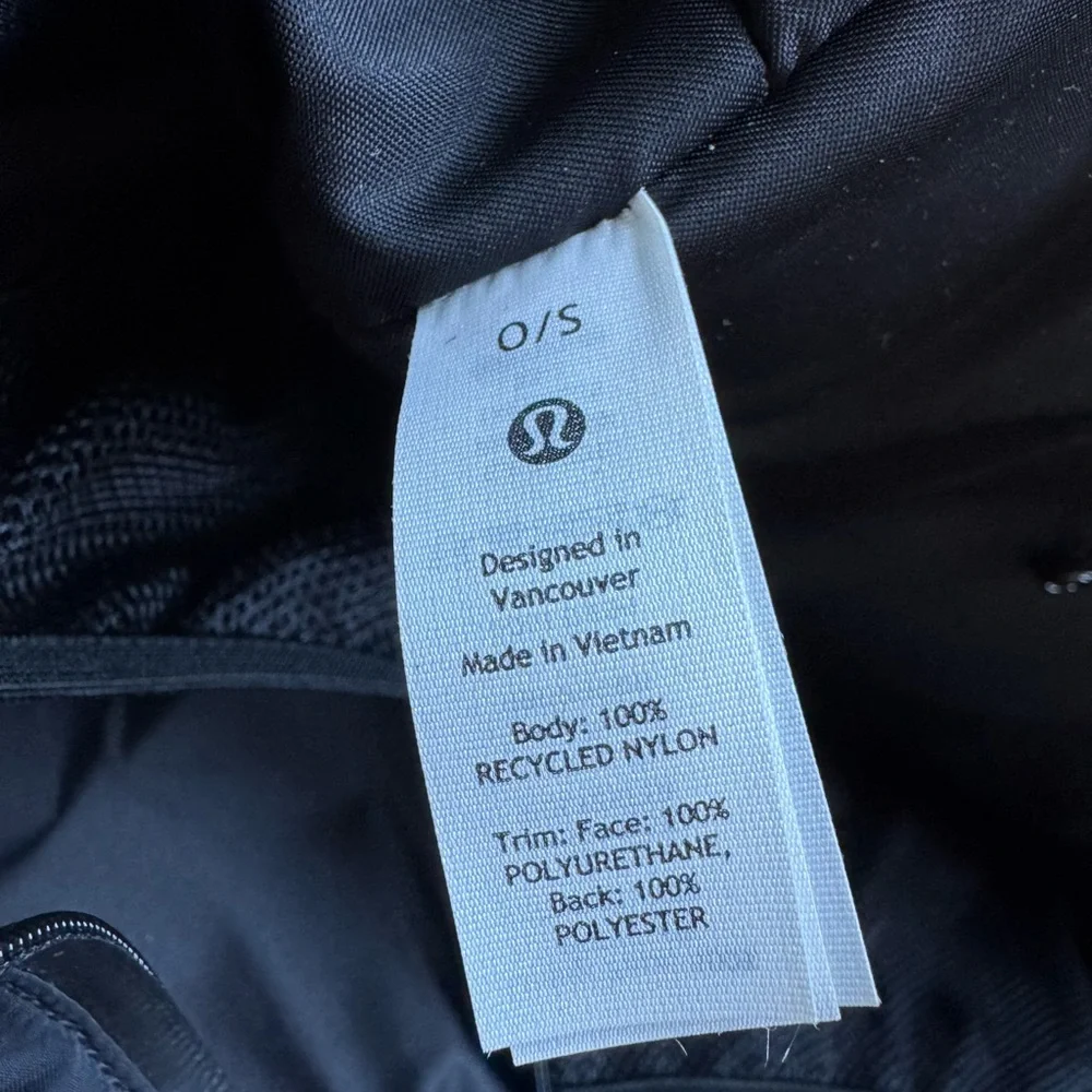 lululemon athletica Black Duffel Bag